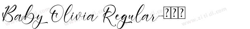 Baby Olivia Regular字体转换